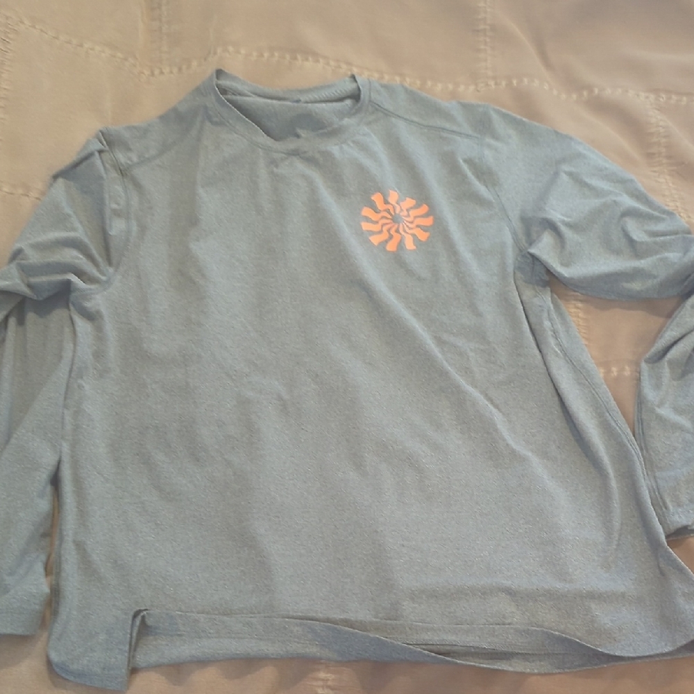 Old Navy Active Long Sleeve Rash Guard Women’s Blue UPF Swim Top Lightweight